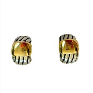 Huggie earrings vintage 1990's